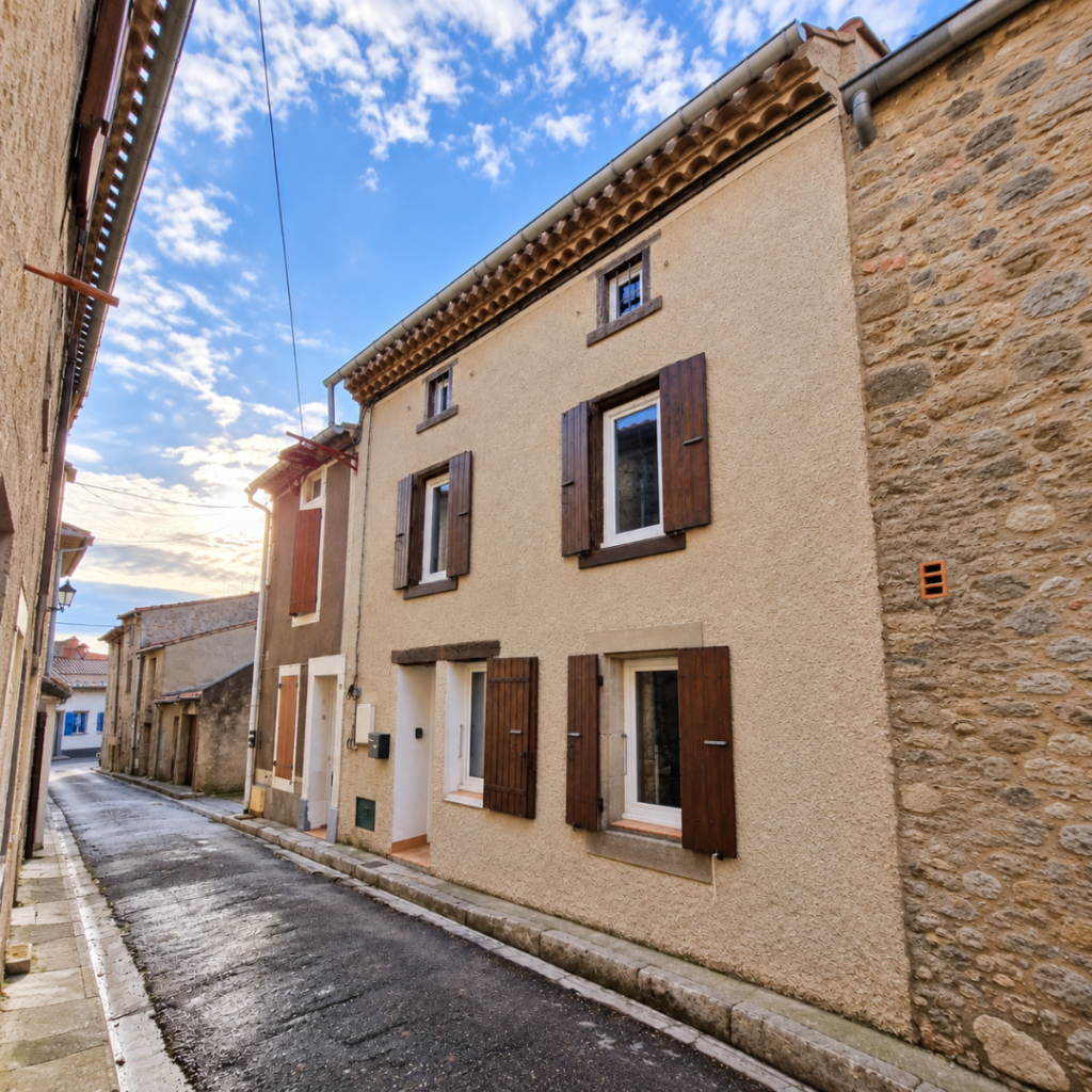Une maison pour habiter à trois.