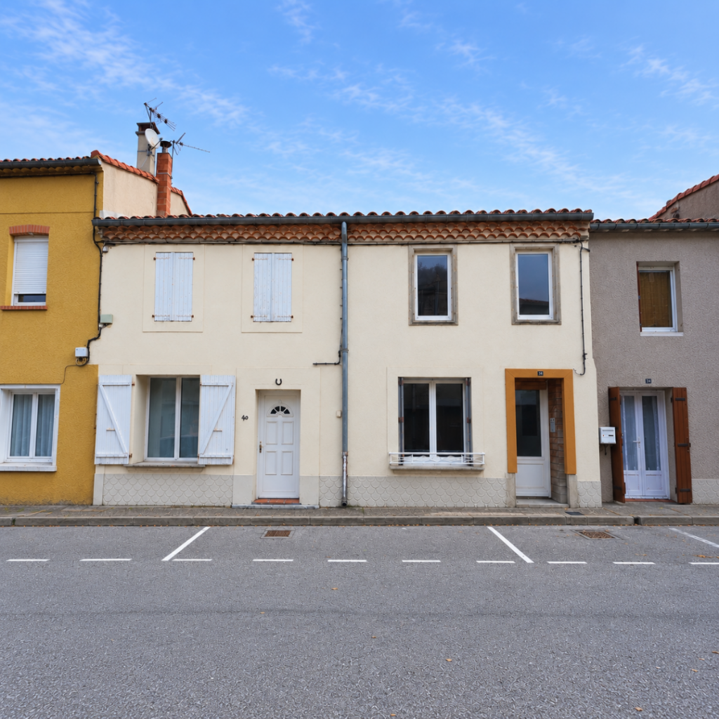 Réunir deux maisons pour créer trois logements.