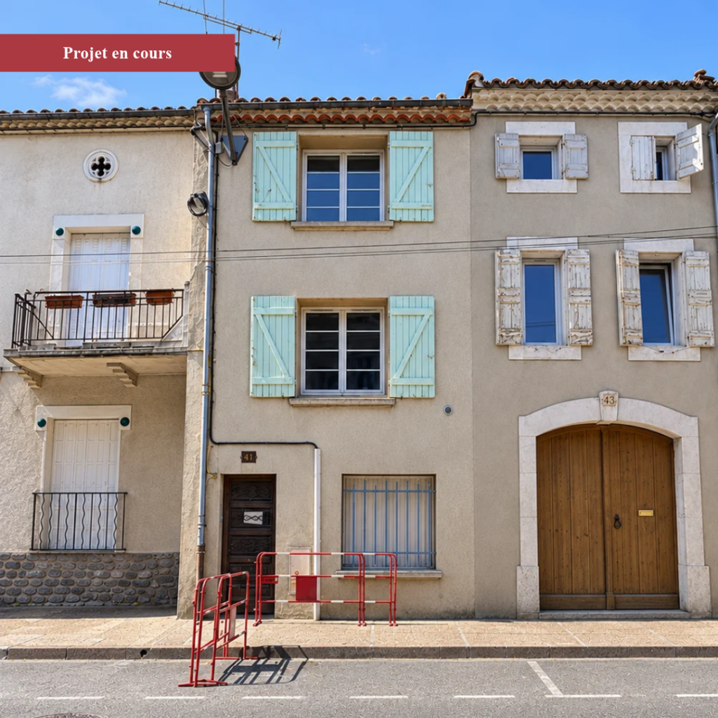 Concevoir quatre logements dans l’existant.