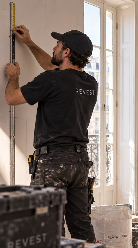 Vue de la rénovation